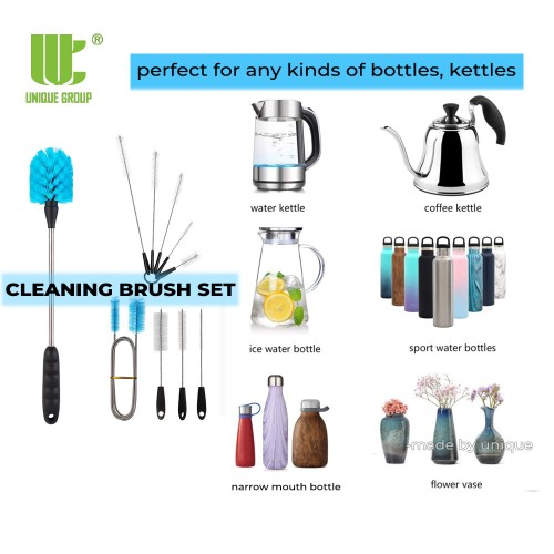 8 Pack Bottle Brush Tube Cleaning Set