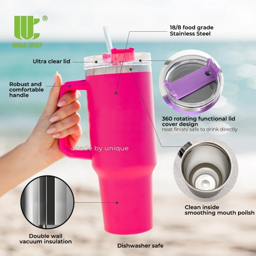 1.0 40oz Tumbler with Handle 