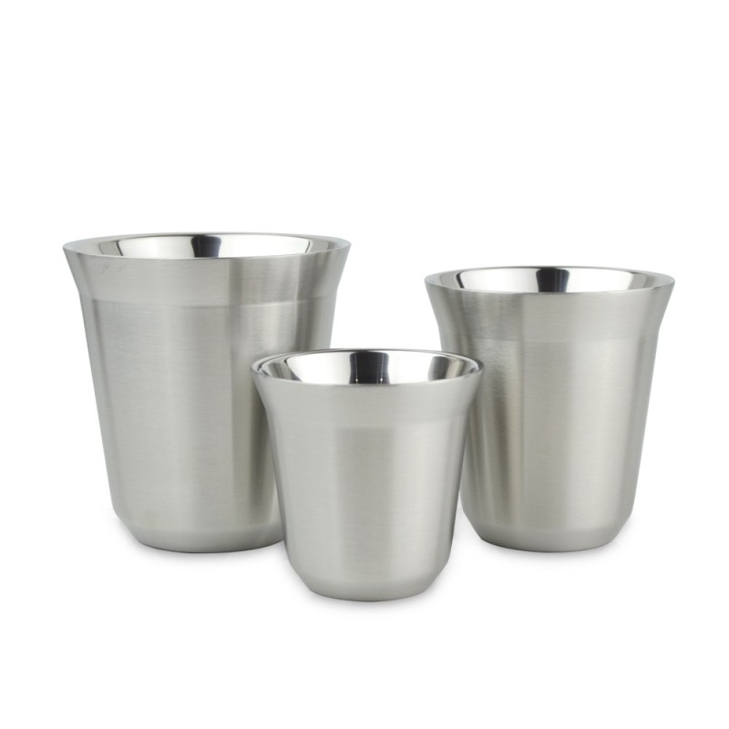 Stainless Steel Espresso Cup Set 