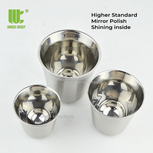 Stainless Steel Espresso Cup Set