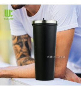 Leakproof Insulated Tumbler With Straw