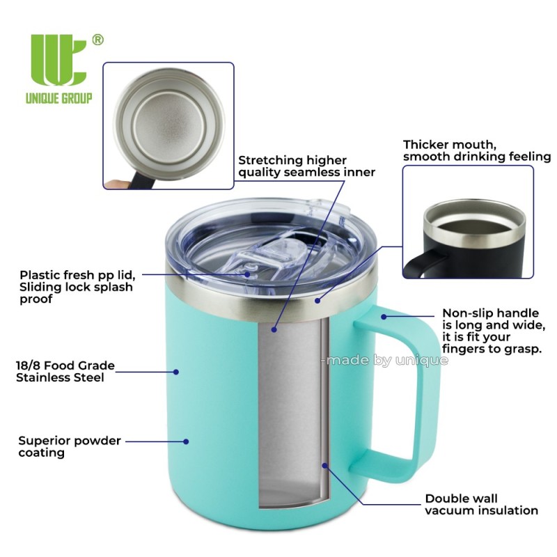 12oz Insulated Cup With Handle  