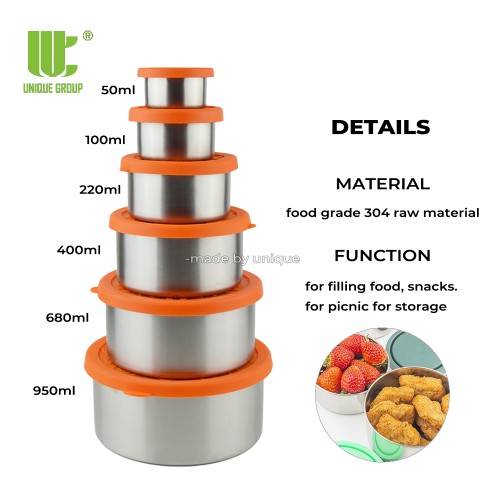 Single Wall Food Storage Canteen Set