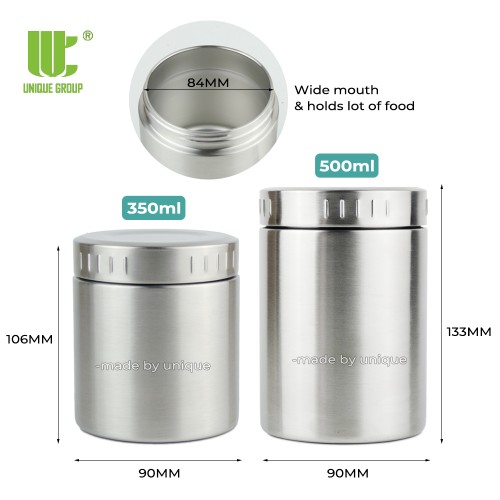 Plastic Free Insulated Food Flask 