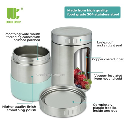 Plastic Free Insulated Food Flask 