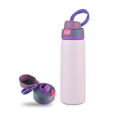 New Insulated Bottle With Flip-Button Lid