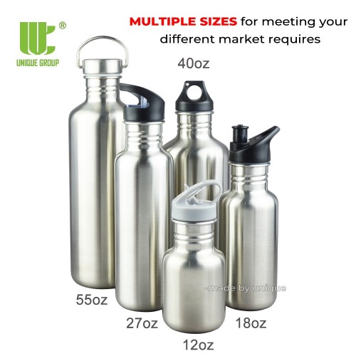 Single Wall Premium Sports Water Bottle 