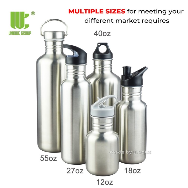 Single Wall Premium Sports Water Bottle  