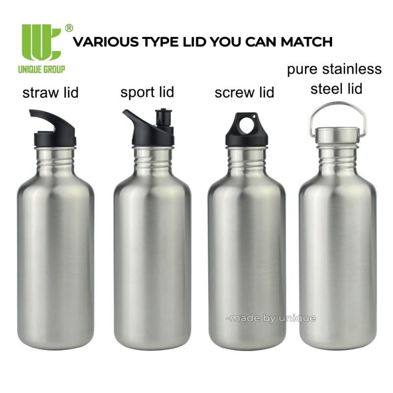 Single Wall Premium Sports Water Bottle  